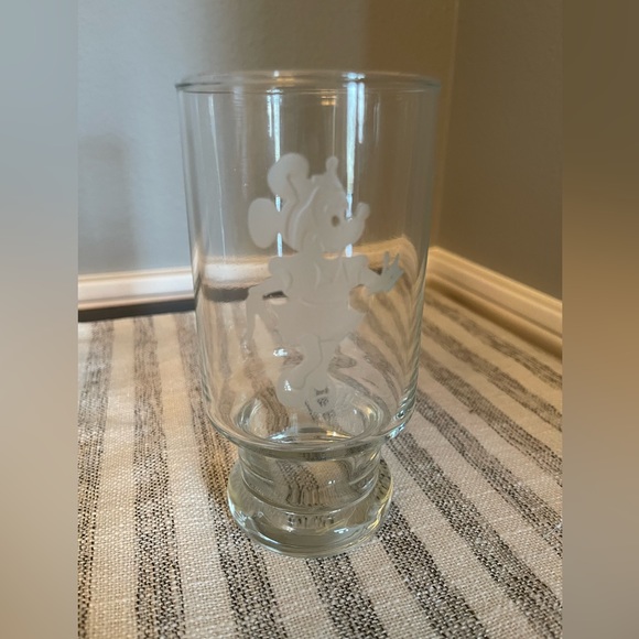 Disney Drinking Glasses - Etch with Mickey, Minnie, Dopey - Set of 3 - Picture 3 of 5